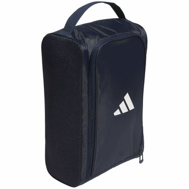 アディダス adidas　メンズ サイドメッシュ シューズバッグ JWK34 JM0215 カレッジネイビー　2025年モデル 詳細2