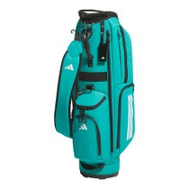 アディダス adidas　メンズ スリーストライプス コーデュラ キャディバッグ KVH34 JM2971 ピュアティール　2025年モデル