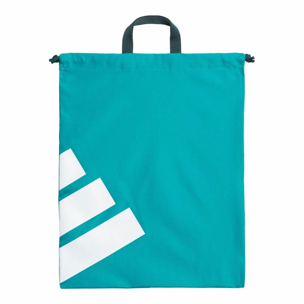 アディダス adidas　メンズ ボールドロゴ シューズ サック IKC99 JM3031 ピュアティール　2025年モデル ピュアティール