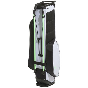 アディダス adidas　メンズ アディゼロ 軽量 コンパクト スタンドバッグ キャディバッグ KVH36 JM3034 ホワイト/ライム　2025年モデル 詳細2