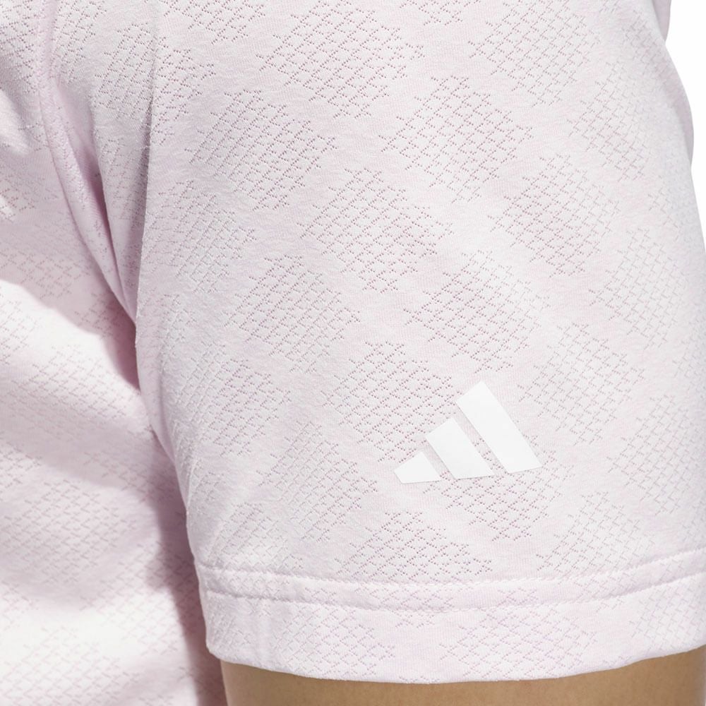 アディダス adidas　メンズ ジャガード 半袖 ボタンダウン ポロシャツ JVU15　2025年モデル 詳細9