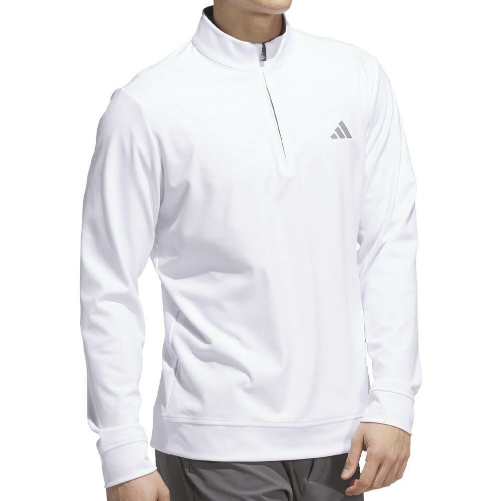 アディダス adidas メンズ ハーフジップ 長袖 スウェット JVU44 2025年モデル