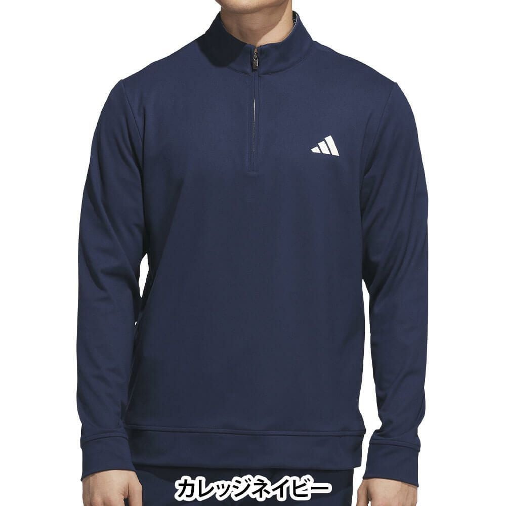 アディダス adidas メンズ ハーフジップ 長袖 スウェット JVU44 2025年