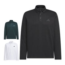 アディダス adidas　メンズ シーズナルジャガード 長袖 ポロシャツ JVV03　2025年モデル