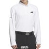 アディダス adidas　メンズ シーズナルジャガード 長袖 ポロシャツ JVV03　2025年モデル ホワイト
