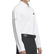 アディダス adidas　メンズ シーズナルジャガード 長袖 ポロシャツ JVV03　2025年モデル