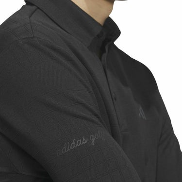 アディダス adidas　メンズ シーズナルジャガード 長袖 ポロシャツ JVV03　2025年モデル 詳細8