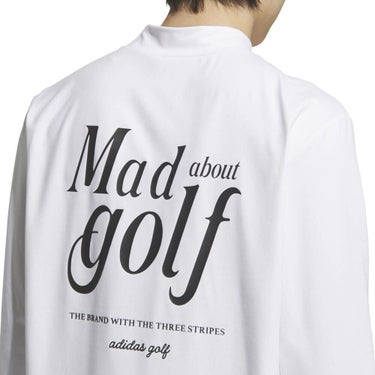 アディダス adidas　メンズ バックグラフィック 長袖 モックネックシャツ JVV08　2025年モデル 詳細5