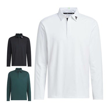 アディダス adidas　メンズ アディゼロ ジャガード 長袖 ポロシャツ JWJ84　2025年モデル 詳細1