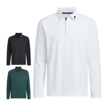 アディダス adidas メンズ アディゼロ ジャガード 長袖 ポロシャツ JWJ84 2025年モデル