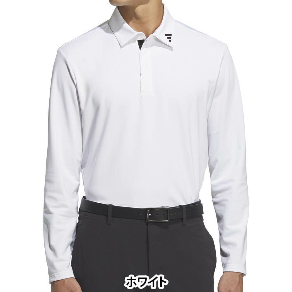 アディダス adidas メンズ アディゼロ ジャガード 長袖 ポロシャツ