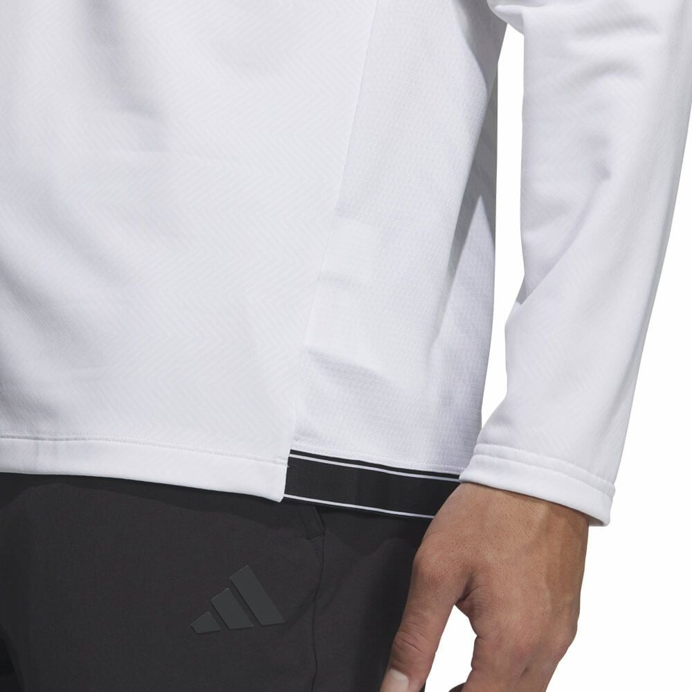 アディダス adidas メンズ アディゼロ ジャガード 長袖 ポロシャツ