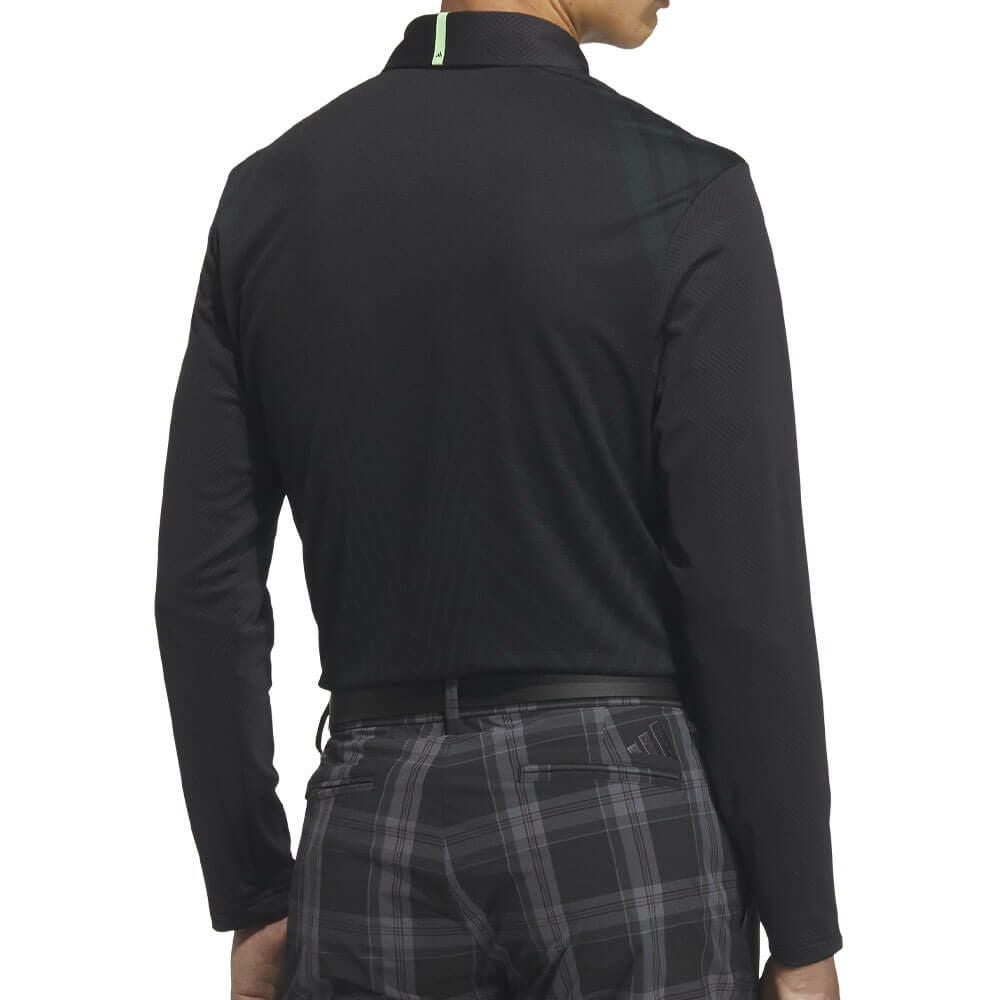 アディダス adidas　メンズ アディゼロ ジャガード 長袖 ポロシャツ JWJ84　2025年モデル 詳細9