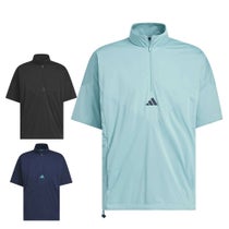 アディダス adidas　メンズ コードカオス ハーフジップ 半袖 ウィンド UV105　2025年モデル 詳細1