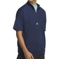 アディダス adidas　メンズ コードカオス ハーフジップ 半袖 ウィンド UV105　2025年モデル