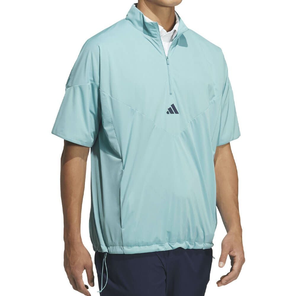 アディダス adidas　メンズ コードカオス ハーフジップ 半袖 ウィンド UV105　2025年モデル 詳細7