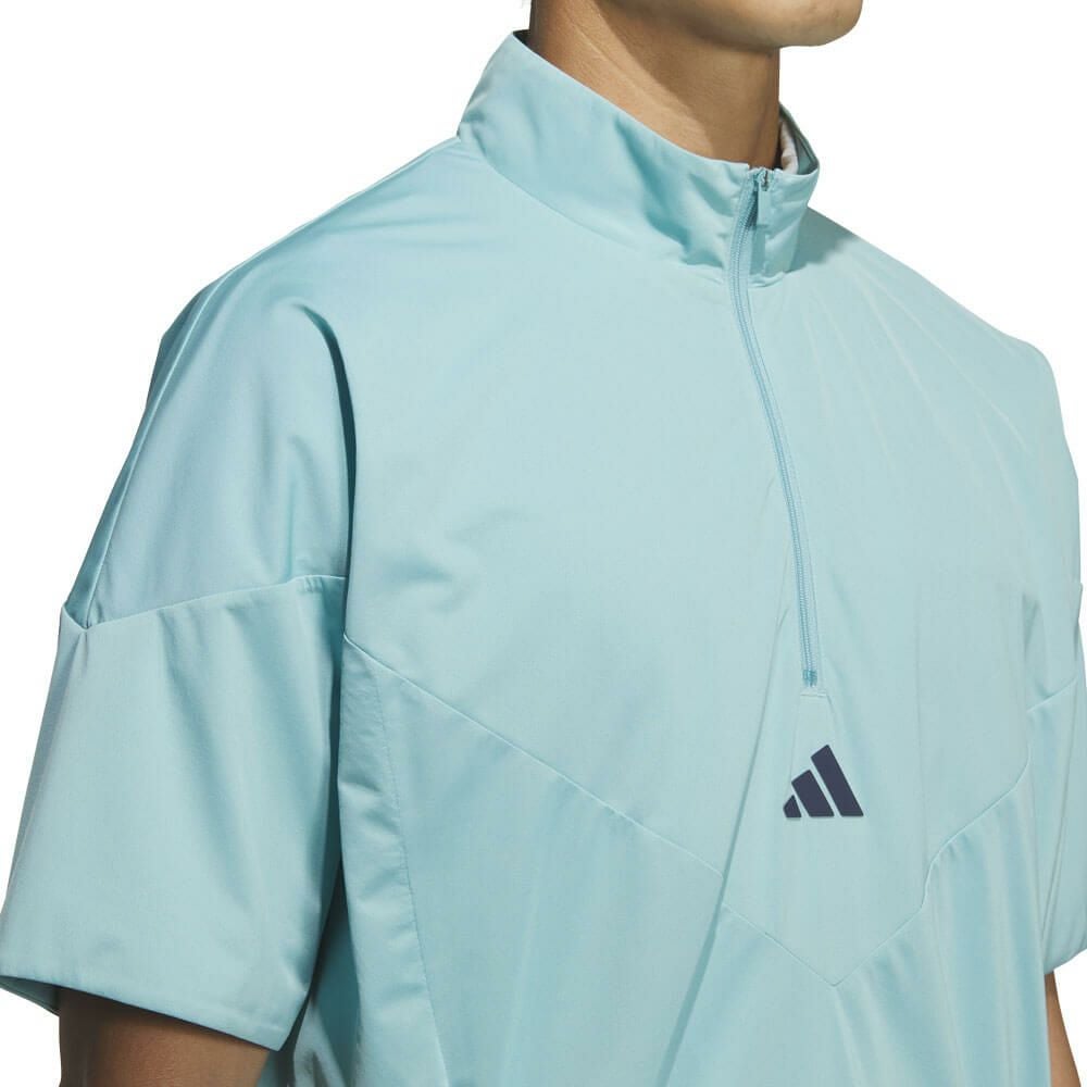 アディダス adidas　メンズ コードカオス ハーフジップ 半袖 ウィンド UV105　2025年モデル 詳細8