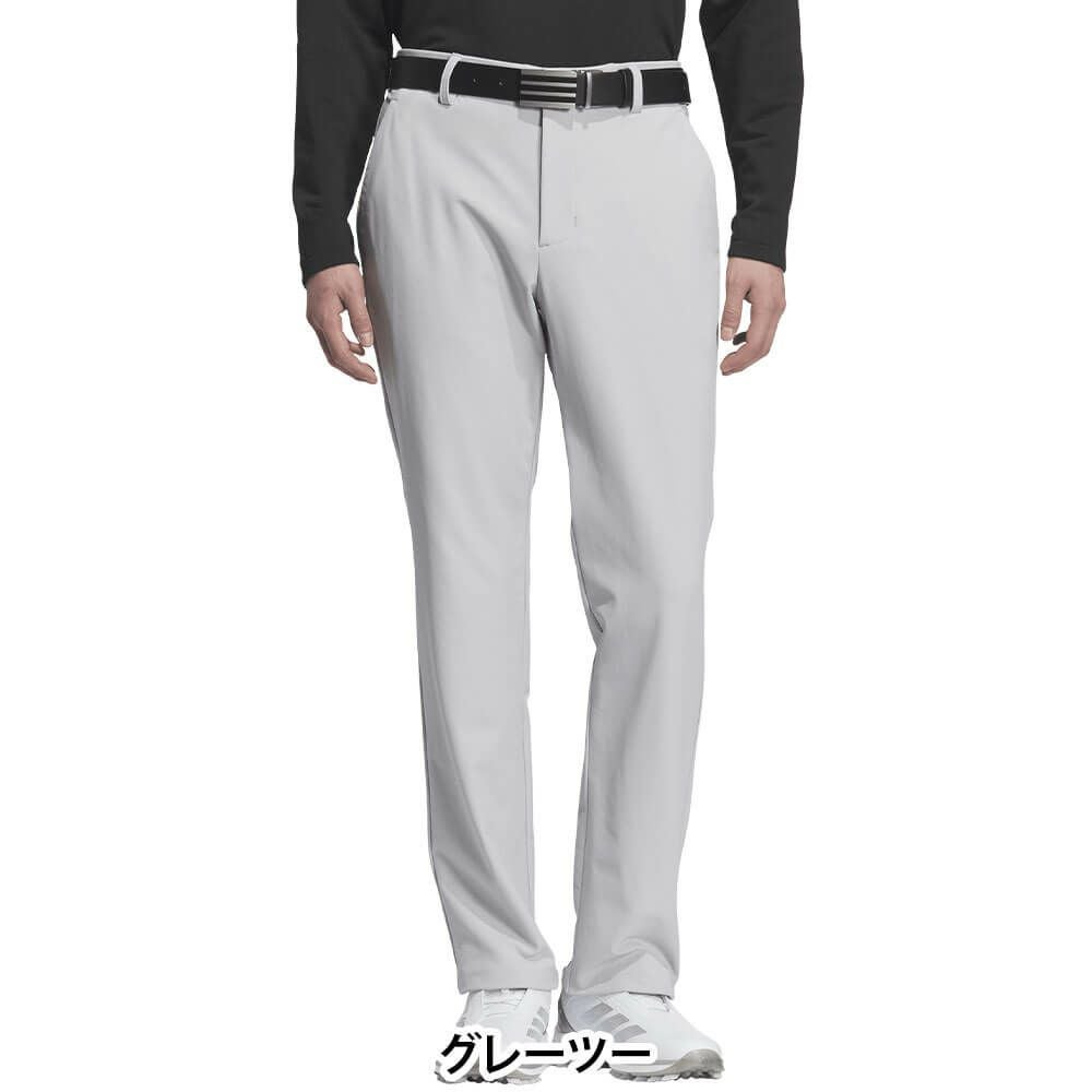 アディダス adidas　メンズ EX STRETCH ACTIVE 撥水 ロングパンツ JVU95　2025年モデル グレーツー