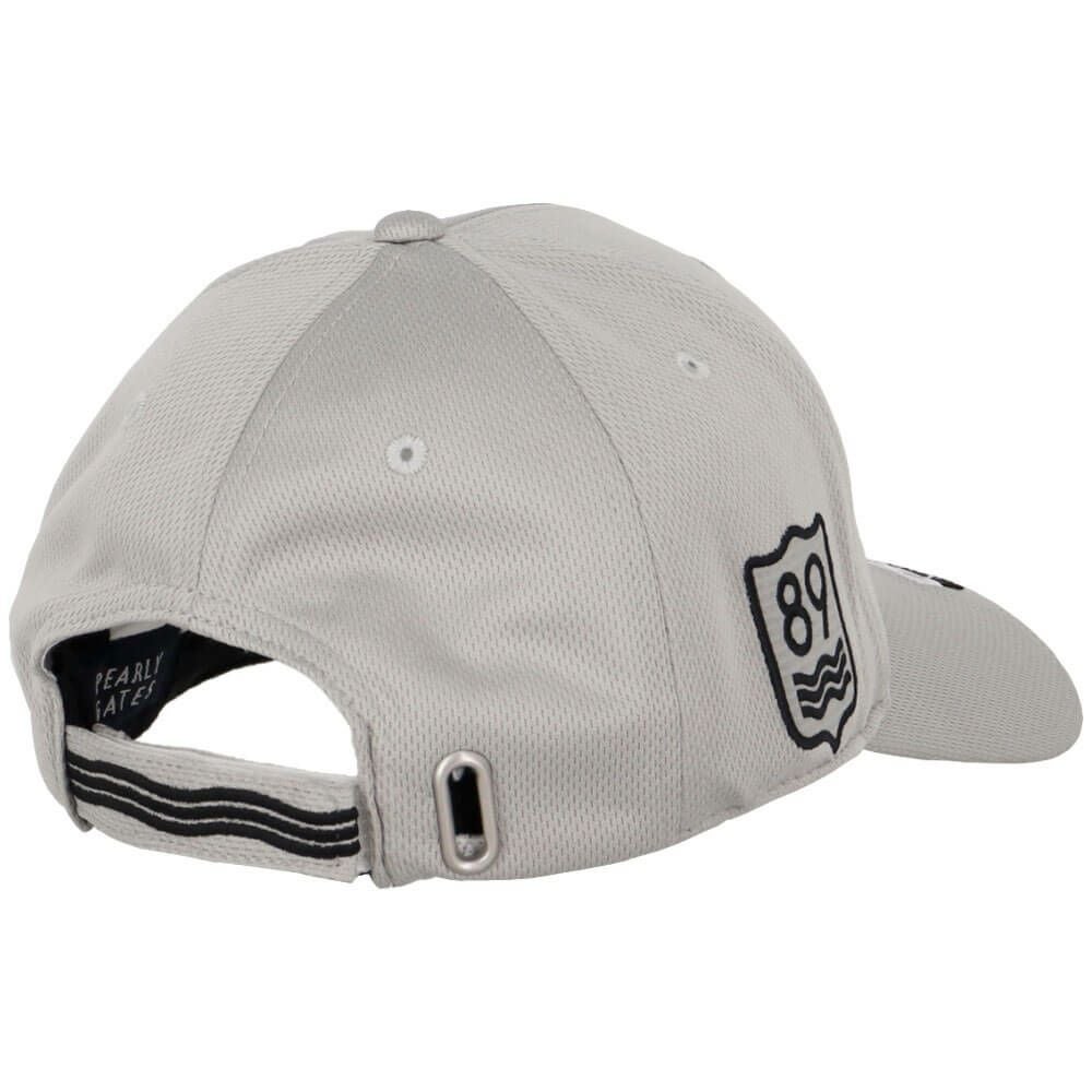 パーリーゲイツ PEARLY GATES　PGロゴ ベーシック キャップ 053-5287821 020 グレー　2025年モデル 詳細1