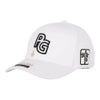 パーリーゲイツ PEARLY GATES　PGロゴ ベーシック キャップ 053-5287821 030 ホワイト　2025年モデル ホワイト