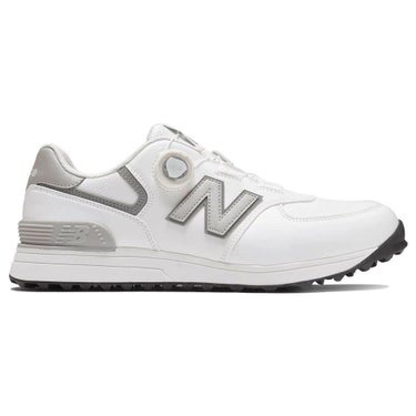 ニューバランスゴルフ　574 SL BOA 574 v4 スパイクレス ゴルフシューズ UG574BC4 WHITE/GRAY　2025年モデル WHITE/GRAY