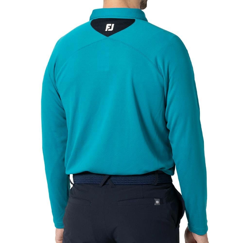 フットジョイ FootJoy メンズ フロントポケット 長袖 ポロシャツ FJ
