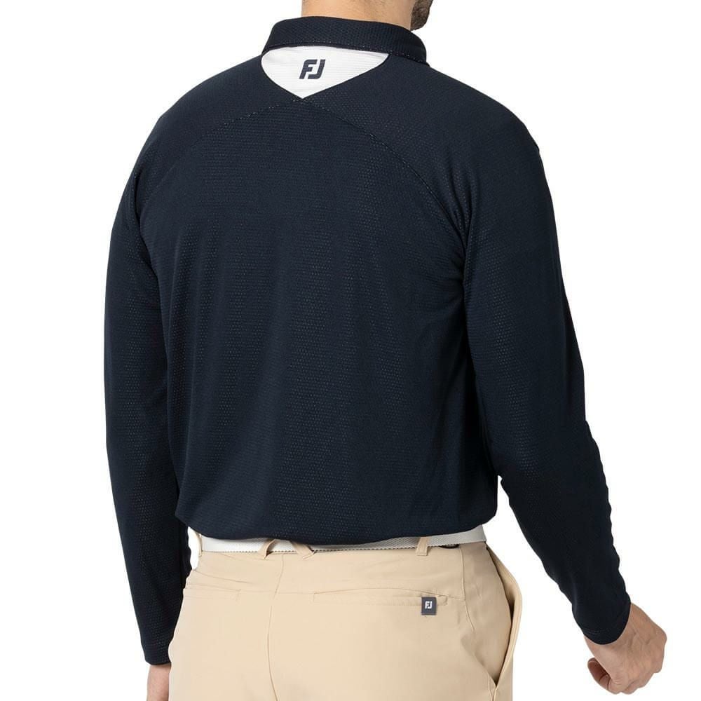 フットジョイ FootJoy メンズ フロントポケット 長袖 ポロシャツ FJ