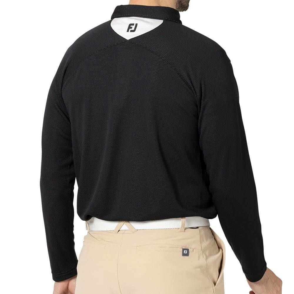 フットジョイ FootJoy メンズ フロントポケット 長袖 ポロシャツ FJ