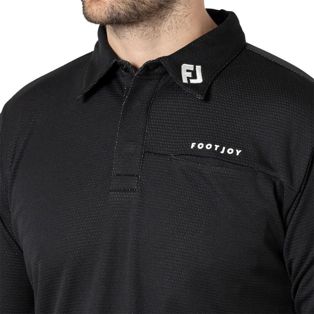フットジョイ FootJoy メンズ フロントポケット 長袖 ポロシャツ FJ