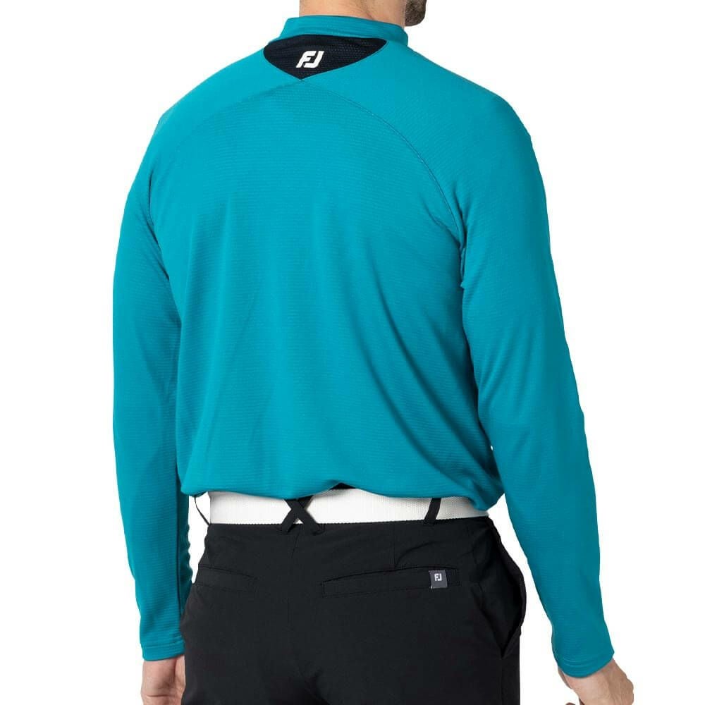 フットジョイ FootJoy メンズ チェストライン 長袖 モックネックシャツ