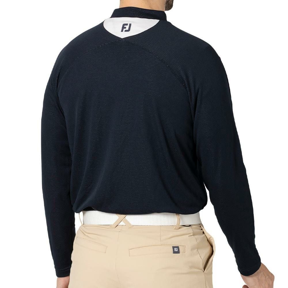 フットジョイ FootJoy メンズ チェストライン 長袖 モックネックシャツ