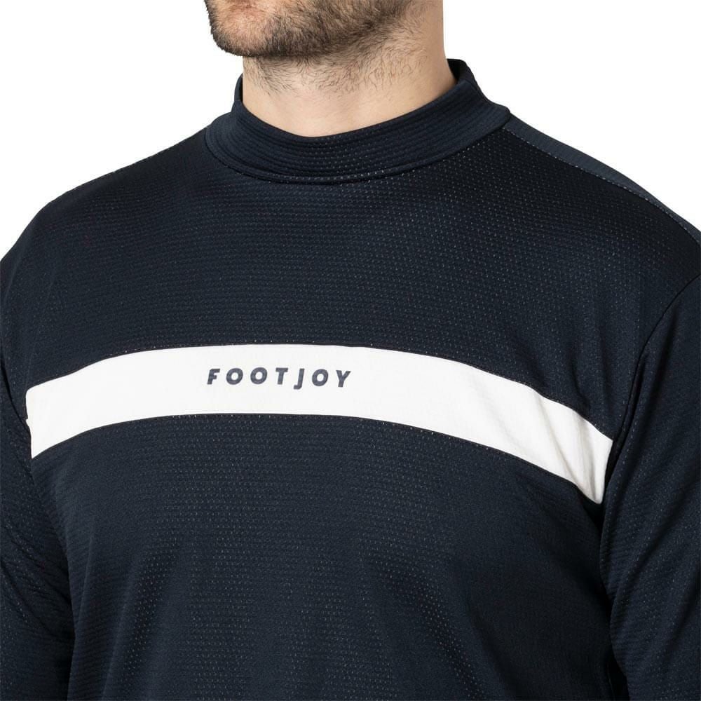 フットジョイ FootJoy メンズ チェストライン 長袖 モックネックシャツ
