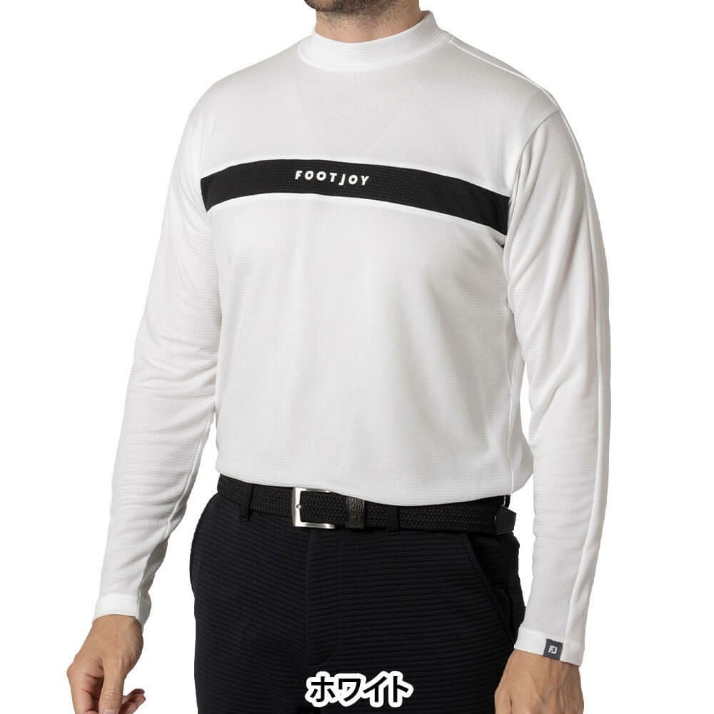 フットジョイ FootJoy メンズ チェストライン 長袖 モックネックシャツ