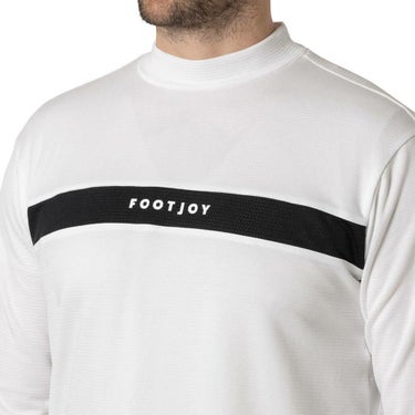 フットジョイ FootJoy　メンズ チェストライン 長袖 モックネックシャツ FJ-F24-S02　2024年モデル 詳細8