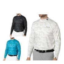 フットジョイ FootJoy メンズ 総柄プリント 長袖 モックネックシャツ FJ-F24-S03 2024年モデル