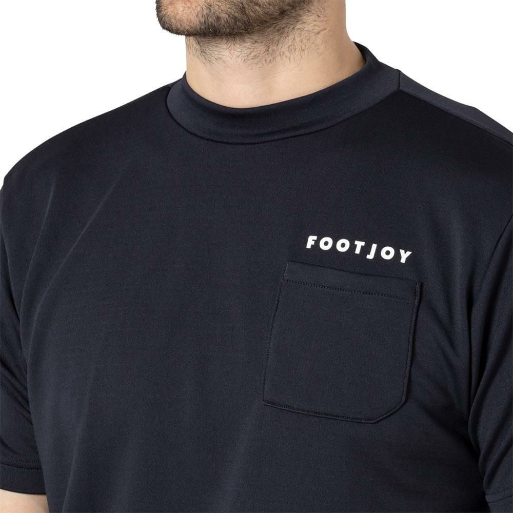 フットジョイ FootJoy　メンズ ロゴプリント 半袖 モックネックシャツ FJ-F24-S05　2024年モデル 詳細3