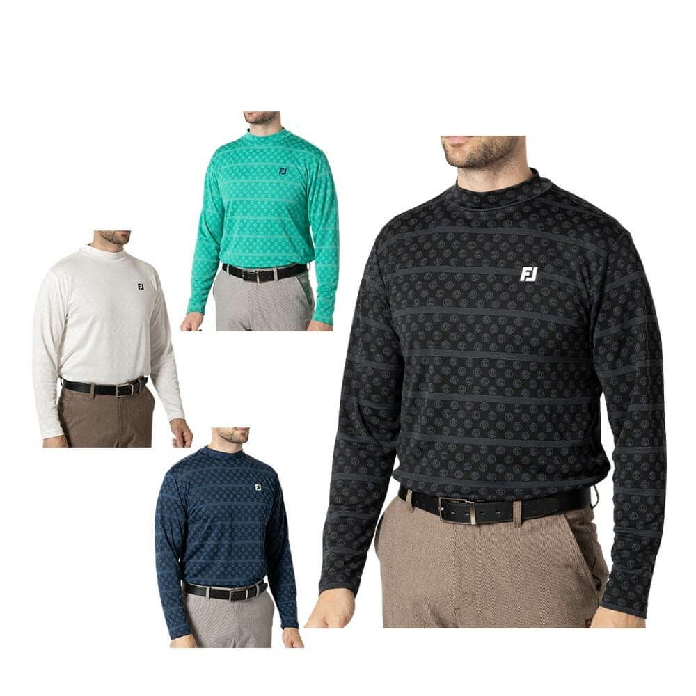�t�b�g�W���C FootJoy�@�����Y ���S�W���J�[�h ���� ���b�N�l�b�N�V���c FJ-F24-S11�@2024�N���f��