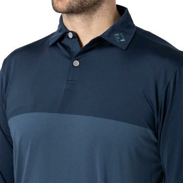 フットジョイ FootJoy　メンズ カラーブロック 長袖 ポロシャツ FJ-F24-S16　2024年モデル 詳細3