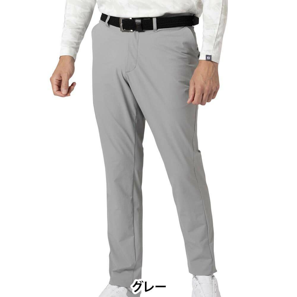 フットジョイ FootJoy　メンズ 4WAYストレッチ ロングパンツ FJ-F24-P01　2024年モデル グレー