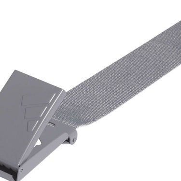 アディダス adidas　メンズ リバーシブル ウェビング ベルト KOV74 IQ2909 グレースリー/ホワイト　2025年モデル グレースリー/ホワイト 詳細2