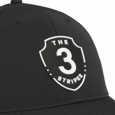 アディダス adidas　メンズ スリー グラフィック キャップ KQE16 JX7032 ブラック　2025年モデル ブラック 詳細3