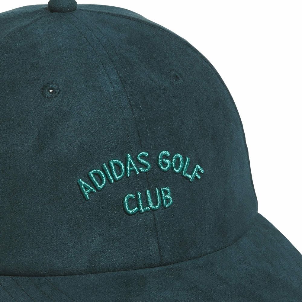 アディダス adidas　レディース ロゴ刺繍 スエード調 キャップ JVU35 JL5660 オーロラアイビー　2025年モデル オーロラアイビー 詳細3