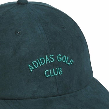 アディダス adidas　レディース ロゴ刺繍 スエード調 キャップ JVU35 JL5660 オーロラアイビー　2025年モデル オーロラアイビー 詳細3