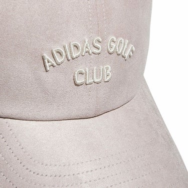 アディダス adidas　レディース ロゴ刺繍 スエード調 キャップ JVU35 JX2361 ワンダータープ　2025年モデル ワンダータープ 詳細3