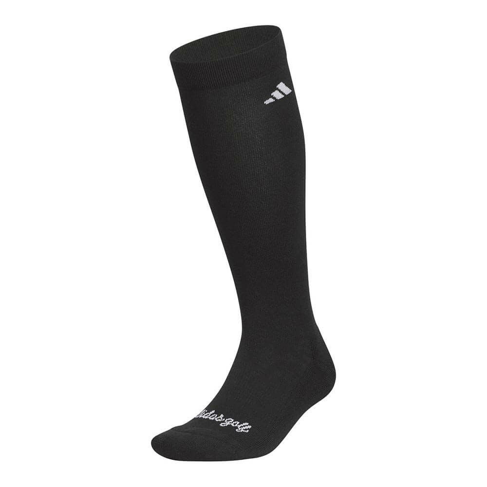 アディダス adidas レディース ロゴデザイン ニーソックス JWK33 JM0228 ブラック 2025年モデル