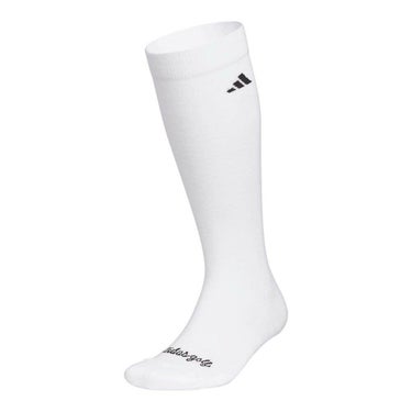 アディダス adidas　レディース ロゴデザイン ニーソックス JWK33 JM2730 ホワイト　2025年モデル ホワイト