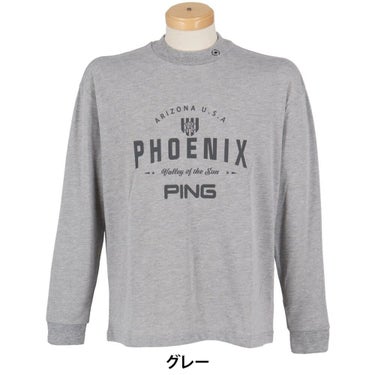 ピン PING　メンズ ル―ズシルエット 長袖 ハイネックシャツ 621-5266800　2025年モデル 詳細2