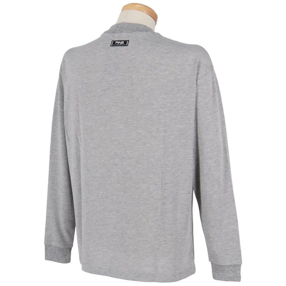 ピン PING　メンズ ル―ズシルエット 長袖 ハイネックシャツ 621-5266800　2025年モデル 詳細3