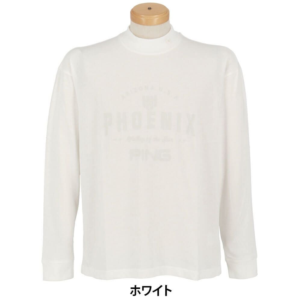 ピン PING　メンズ ル―ズシルエット 長袖 ハイネックシャツ 621-5266800　2025年モデル 詳細8