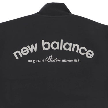 ニューバランスゴルフ　メンズ ロゴプリント ダンボール 長袖 フルジップ ブルゾン 012-5262002　2025年モデル 詳細1 詳細5